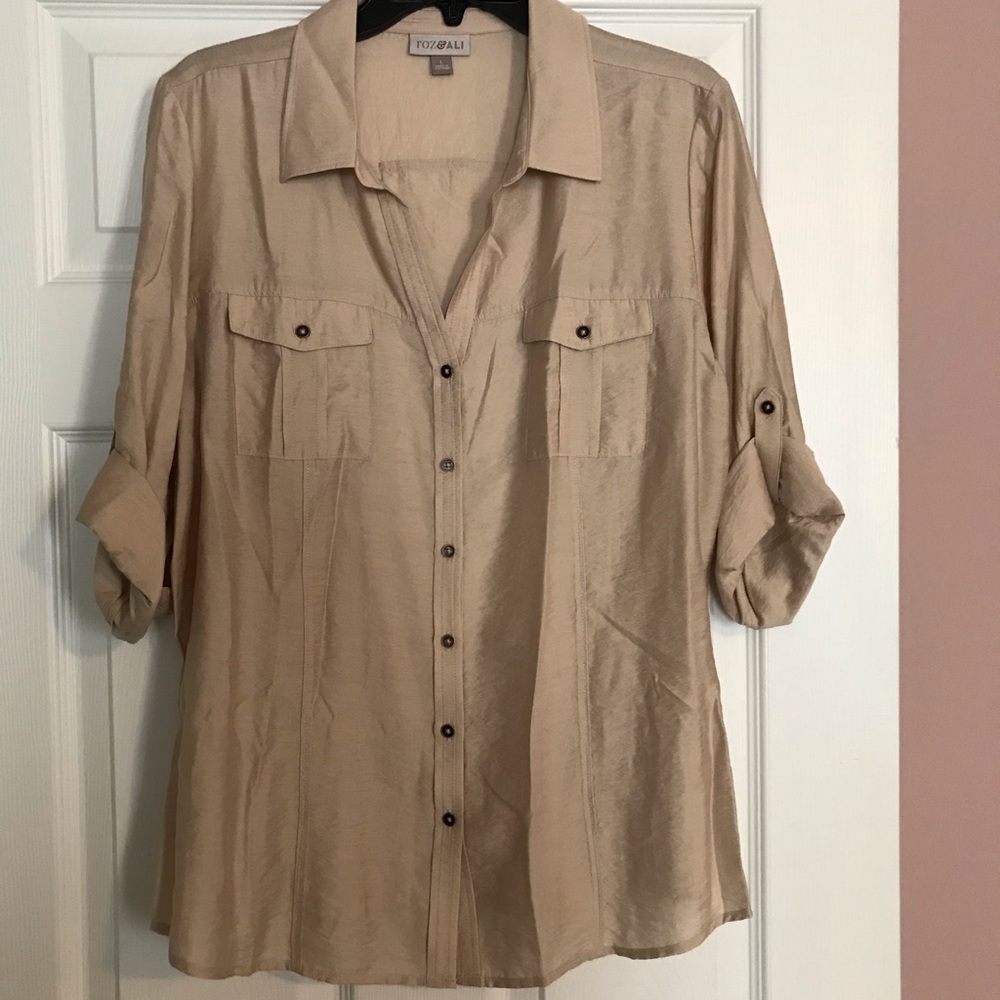 NEW “Dressbarn” 3/4 Sleeve Shirt